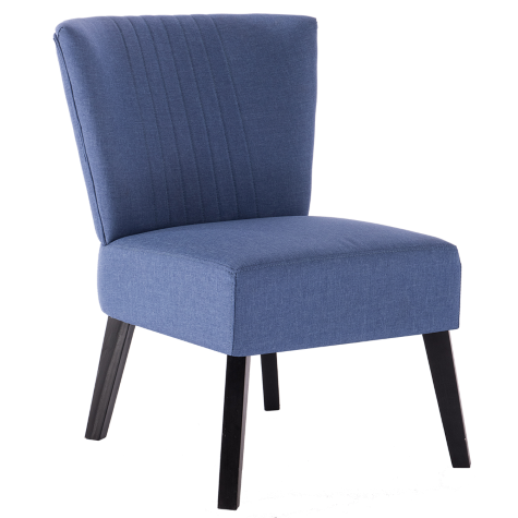 כסא מרופד קיקה כחול
