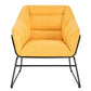 כורסה לסלון דגם קארין- צבע צהוב