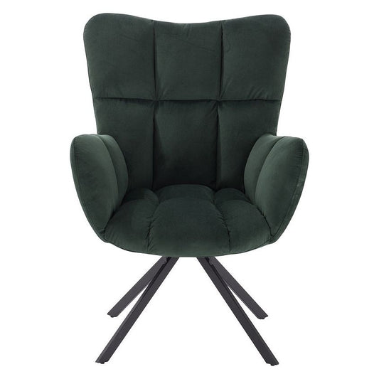 כורסא מסתובבת לסלון בצבע ירוק כהה LIVEA