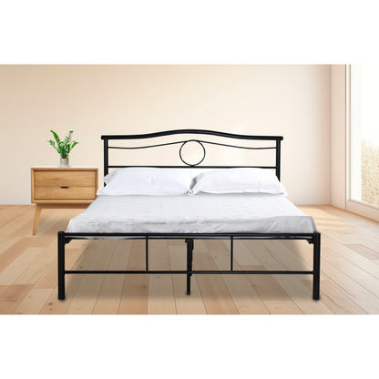 מיטה זוגית מעוצבת 160*200 דגם וינה צבע שחור HOME