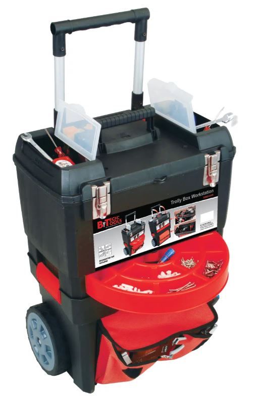 ארגז כלים נייד +תא אחסון  47X27X63      