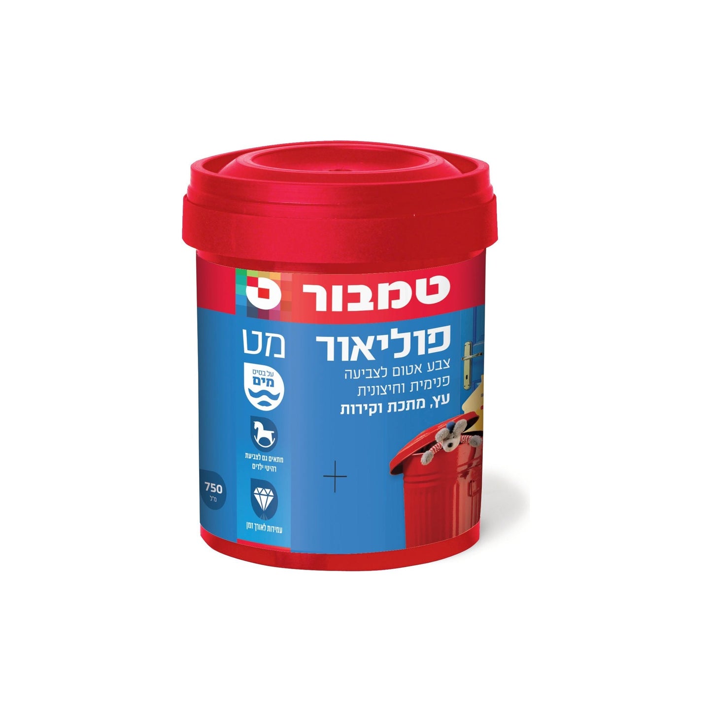 פוליאור מט 0.75 ליטר בסיס T