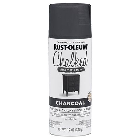 ספריי צבע גיר שאבי שיק אפור פחם  CHARCOAL  אלרם