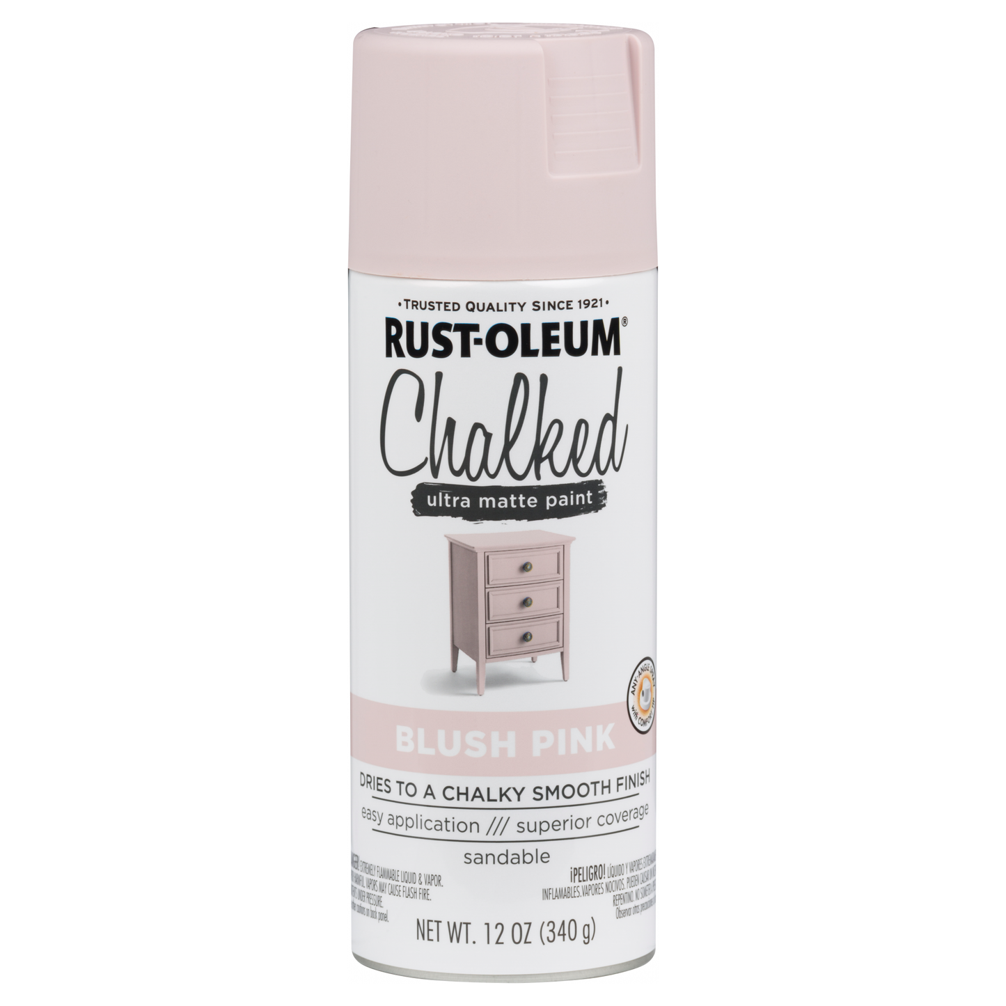 ספריי צבע גיר שאבי שיק ורוד  BLUSH PINK אלרם