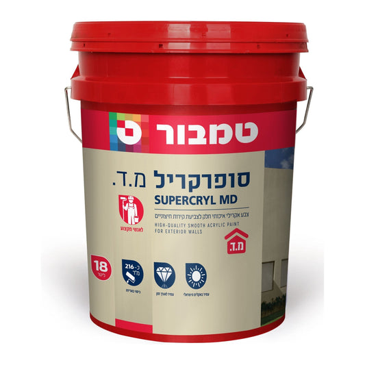 סופרקריל מ.ד 18 ל לבן/פסטל P