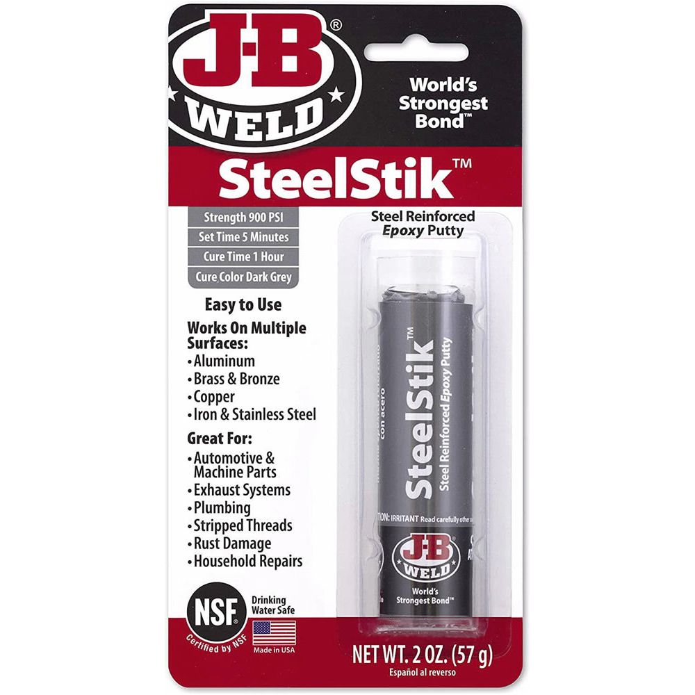 אפוקסי פלסטלינה למתכת 57 גר jb weld אלרם