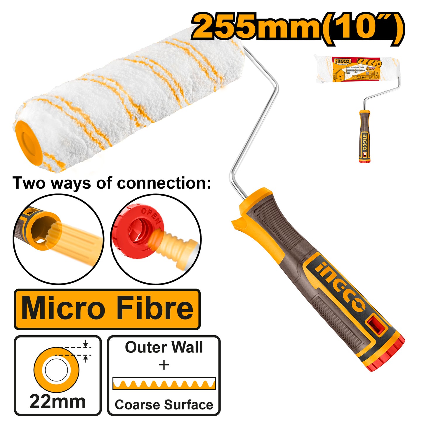 רולר לצביעה 10" INGCO