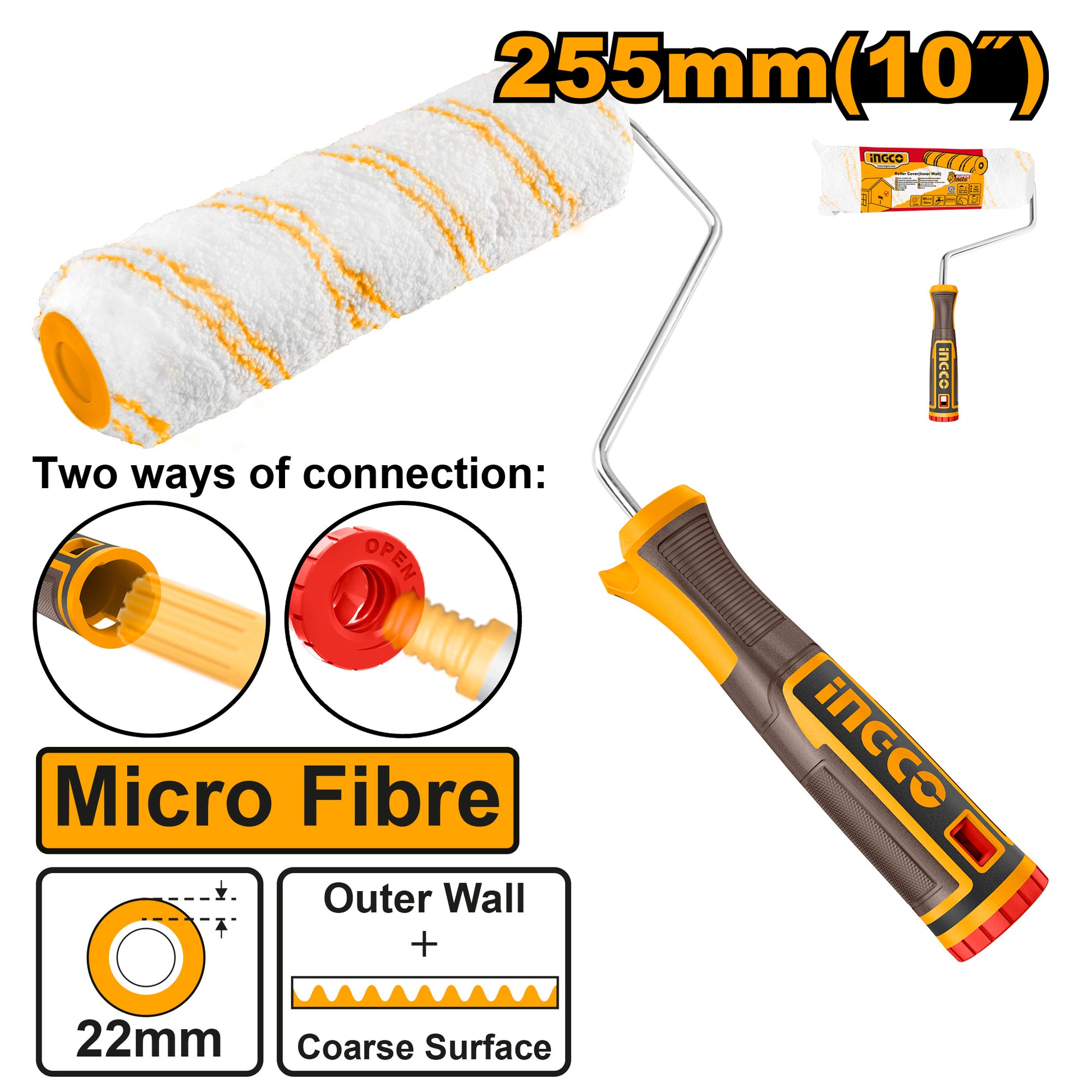 רולר לצביעה 10" INGCO