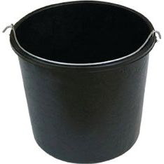 דלי בניין שחור 10 ליטר