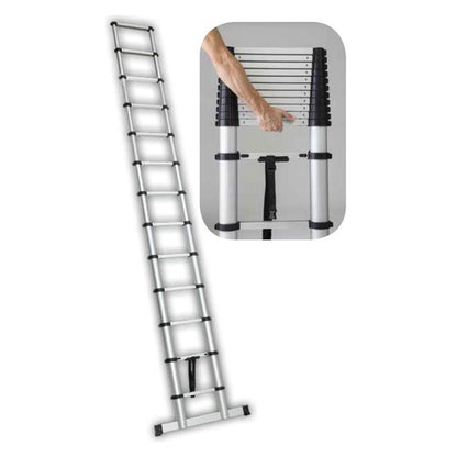 סולם טלסקופי 3.2 נשען  11 שלבים