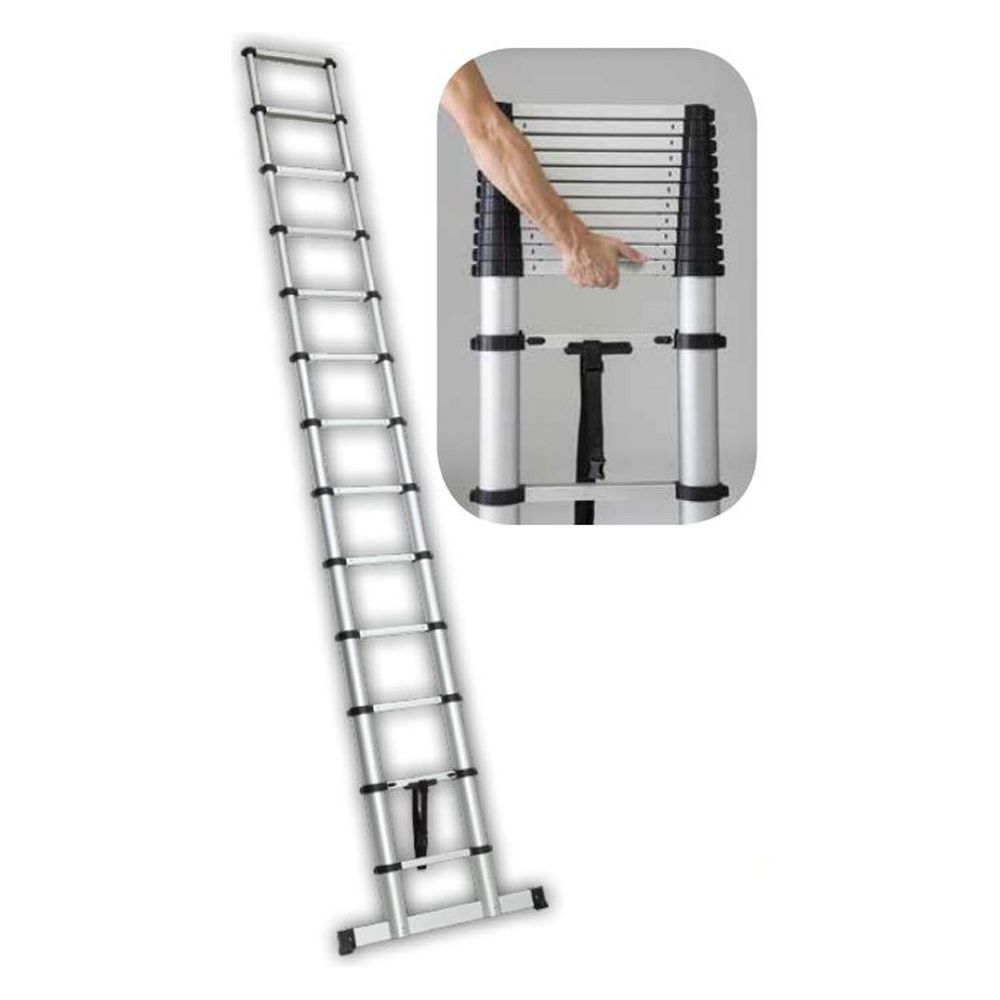 סולם טלסקופי 3.2 נשען  11 שלבים