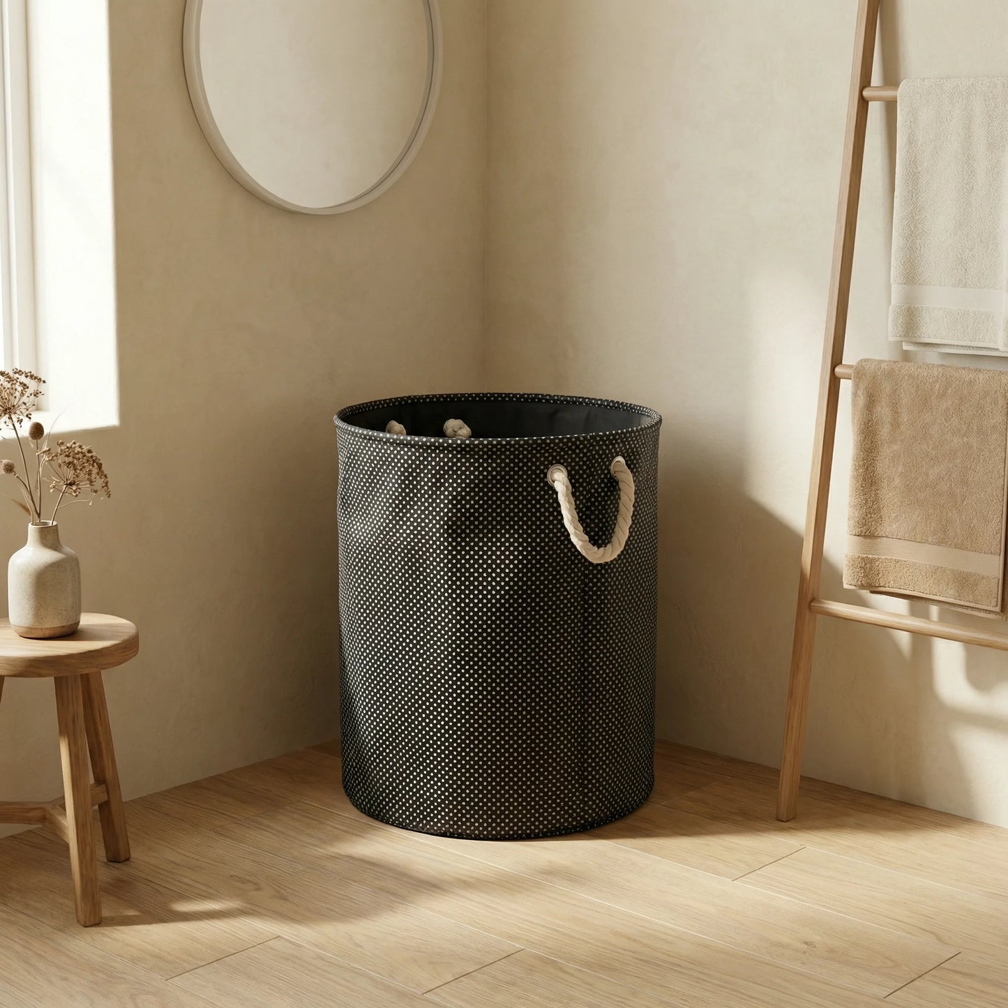 סל כביסה בד 50 ליטר נקודות