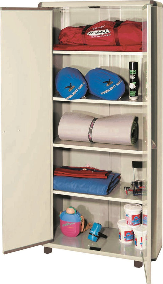 ארון שרות 2 דלתות 5 מדפים קרם