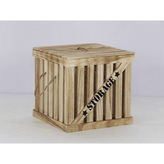 קופסת עץ מעוצבת S טבעי