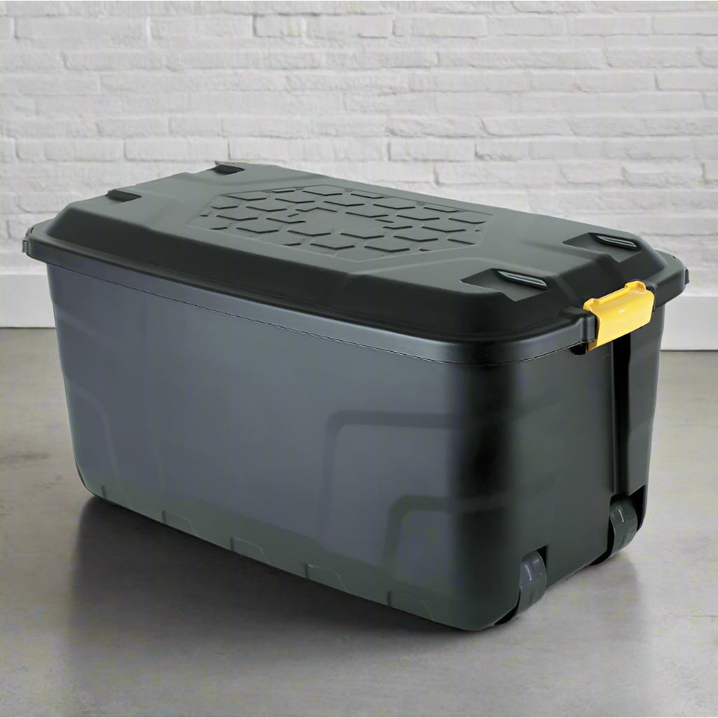 ארגז אחסון 110 ליטר עם גלגלים Heavy Duty