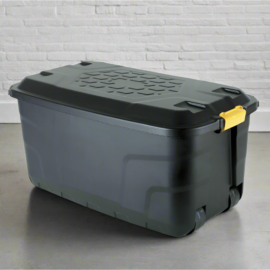 ארגז אחסון 110 ליטר עם גלגלים Heavy Duty