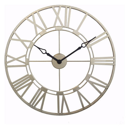 שעון קיר מעוצב רומי ברונזה 60 סמ