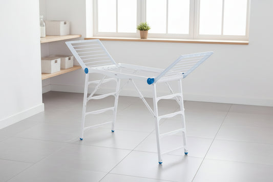 מתלה כביסה פלסטיק מתקפל כתר קוויק