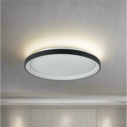 לד תאורה צמוד תקרה עגול 30W שחור 3CCT RING-S