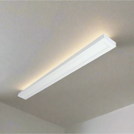 לד תאורה צמוד תקרה מלבני 10*120 ס"מ אור לבן 40W