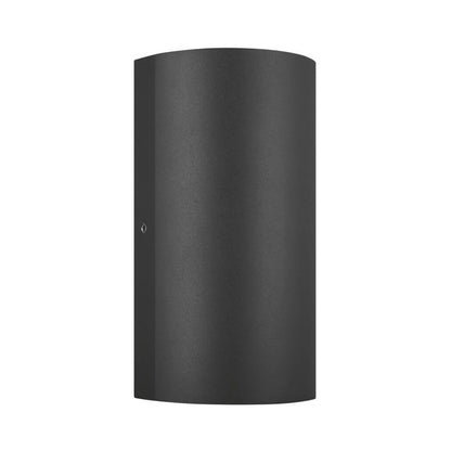 תאורת צמוד קיר אפור UP&DOWN IP54 12W אור צהוב_
