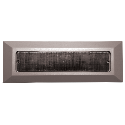 תאורת חוץ צמוד קיר - שבילית לד 3 גוונים אור IP65 4.4W CCT אפור