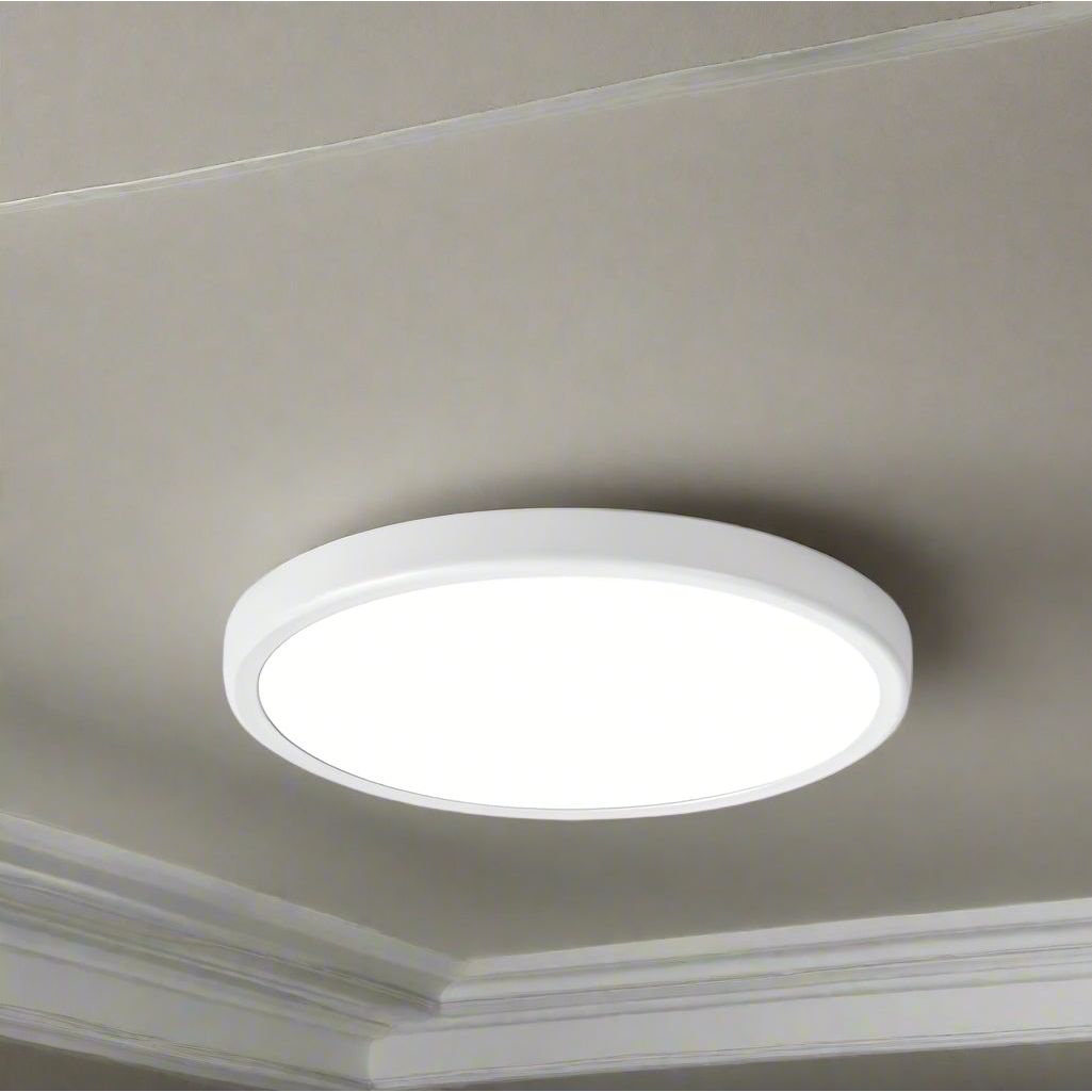 צמוד תקרה לבן  TIME 24W 300MM IP40 3CCT