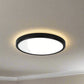 צמוד תקרה שחור  TIME 24W 300MM IP40 3CCT