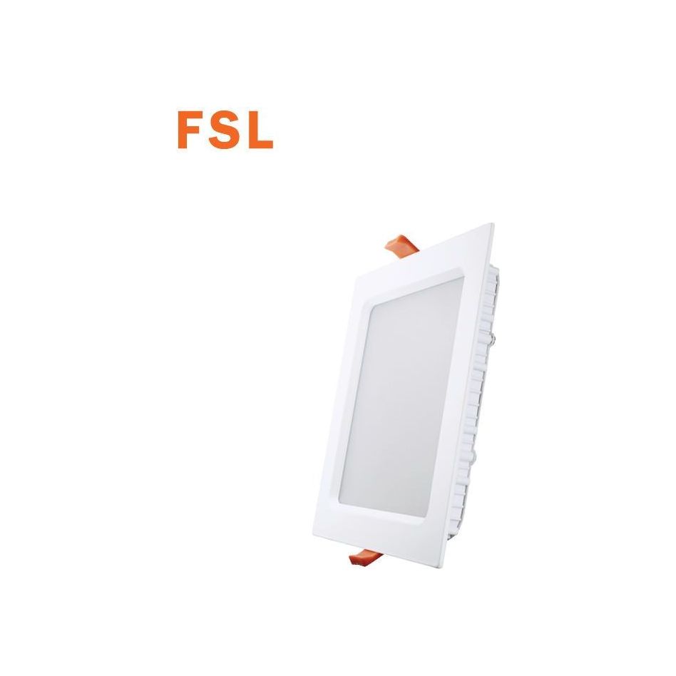 ספוט שקוע מרובע לבן  200X200 מ"מ 15W אור לבן