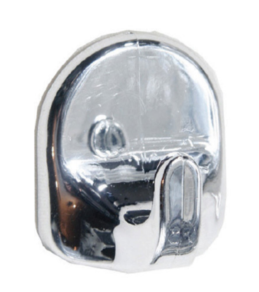 קולב הדבקה (2) אובלי ניקל