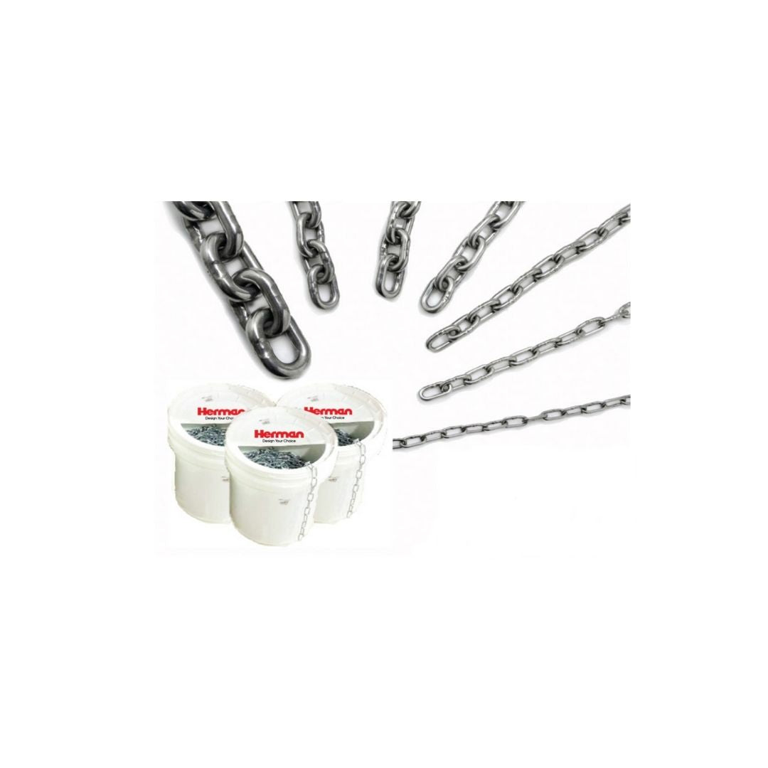 שרשרת מתכת 5 מ"מ