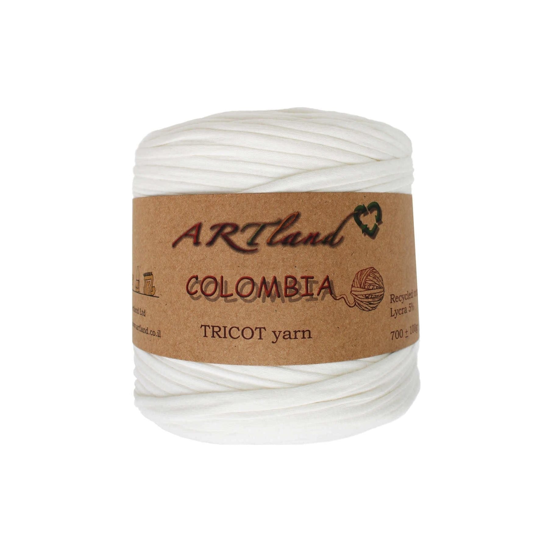 קולומביה חוטי טריקו סלילים T-shirt yarn Colombia אופוויט
