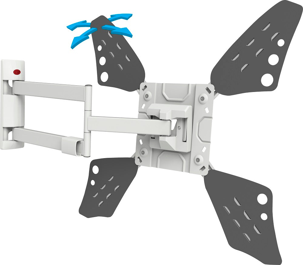 זרוע 4 תנועות למסך עד 80 אינץ ארוכה לבנה דגם 3400LW.W