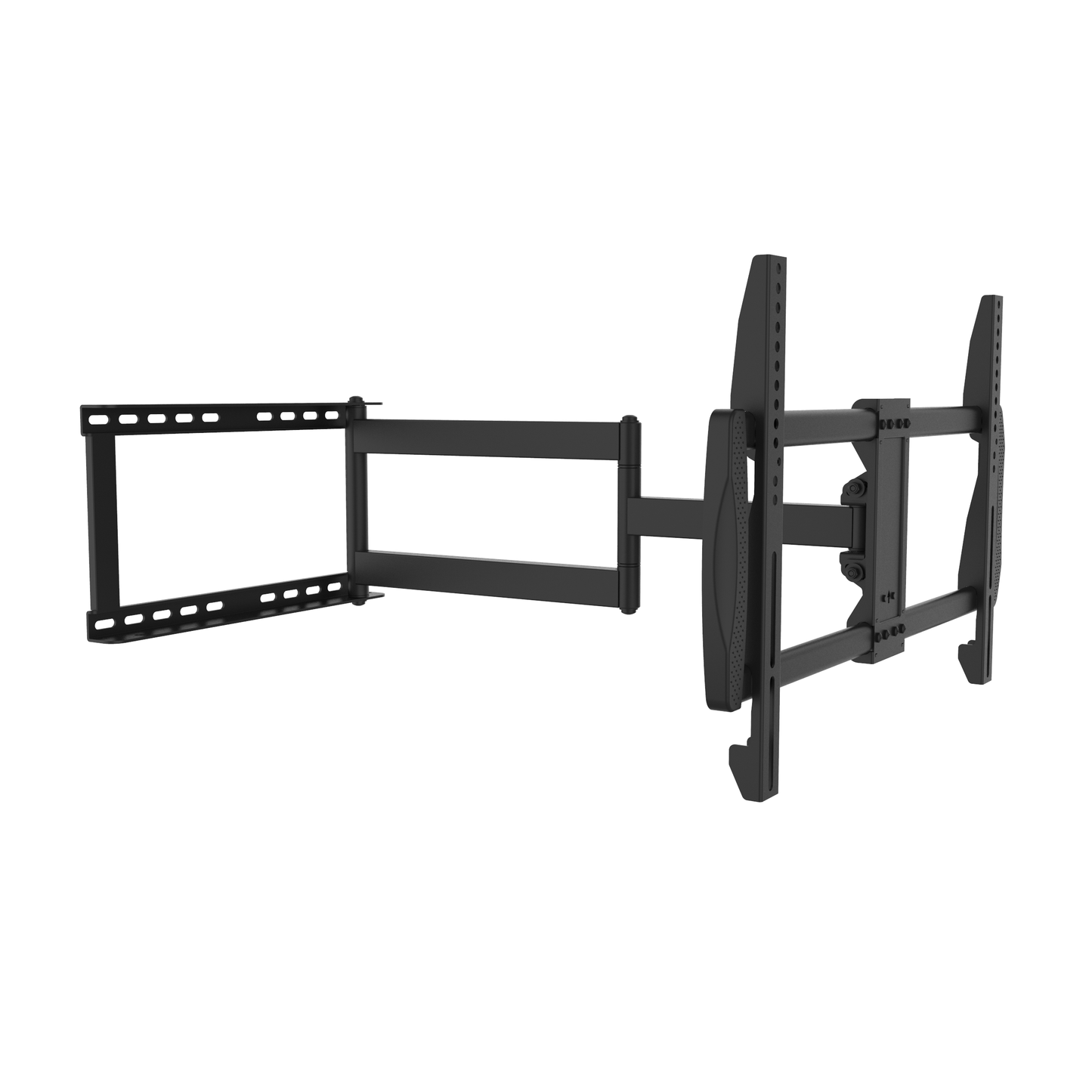 זרוע מתכווננת לקיר לטלוויזיה, ברקע לבן.