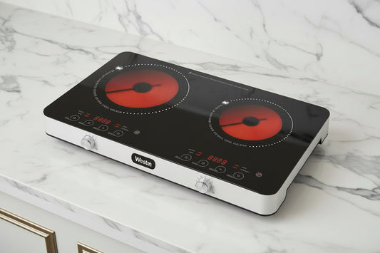 כיריים חשמליות קרמיות כפולות WESTIN 3100W