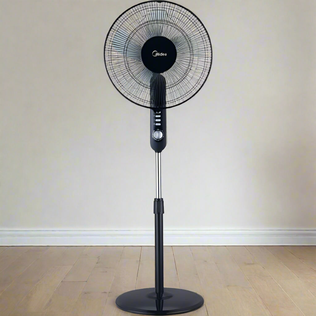 מאוורר עמוד "16 5 כנפיים שחור ‎FS40–15F MIDEA