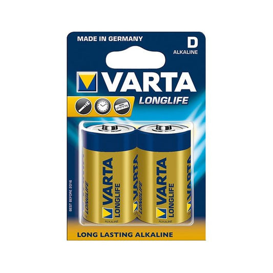 VARTA LONGLIFE (D) 2P  2סוללות