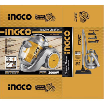שואב אבק ציקלון CYCLONE 2000W דגם  VC20258H של INGCO
