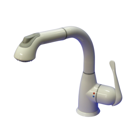 ברז נשלף למטבח 8811 לבן