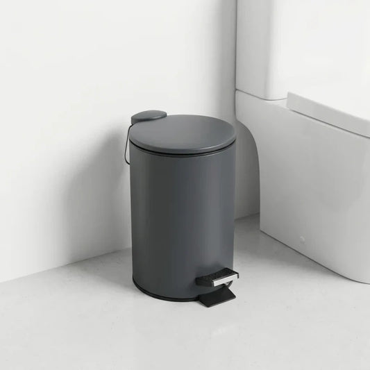 פח אשפה לשירותים 3 ליטר אפור- MATINA