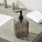 דיספנסר לסבון זכוכית אפור, Bathroom , Clear Sunny Day.