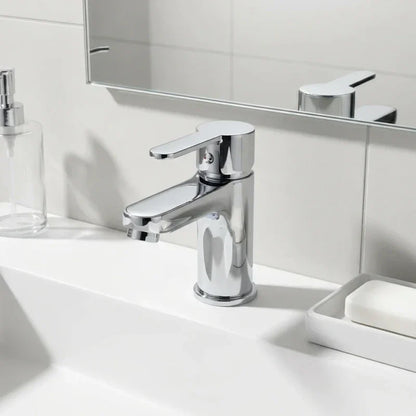 ברז לאמבטיה פרח פיה קבועה קצרה קליר - חמת, Bathroom , Clear Sunny Day.