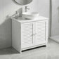 ארון אמבטיה מתחת לכיור 2 דלתות, Bathroom , Clear Sunny Day.