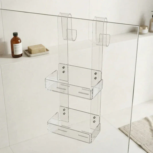 מתקן תלייה למקלחון אקרילי מלבני SUFA, Bathroom , Clear Sunny Day.