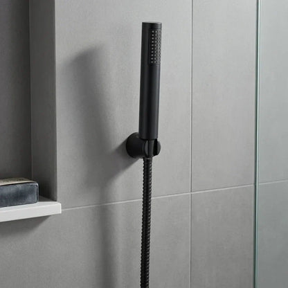 מערכת רחצה מצב 1 SPRING שחור, Bathroom , Clear Sunny Day.
