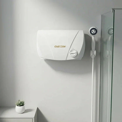 מחמם מים למקלחת גולד ליין 5.5KW, Bathroom , Clear Sunny Day.