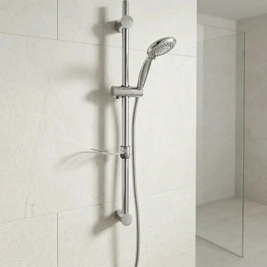 מוט רחצה 3 מצבים SB3-1, Bathroom , Clear Sunny Day.