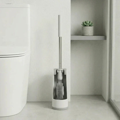 מברשת שירותים סיליקון, bathroom, Clear Sunny Day.