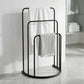מתלה למגבות רצפתי, Bathroom , Clear Sunny Day.