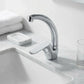 ברז ברבור קצר לכיור רחצה, Bathroom , Clear Sunny Day.